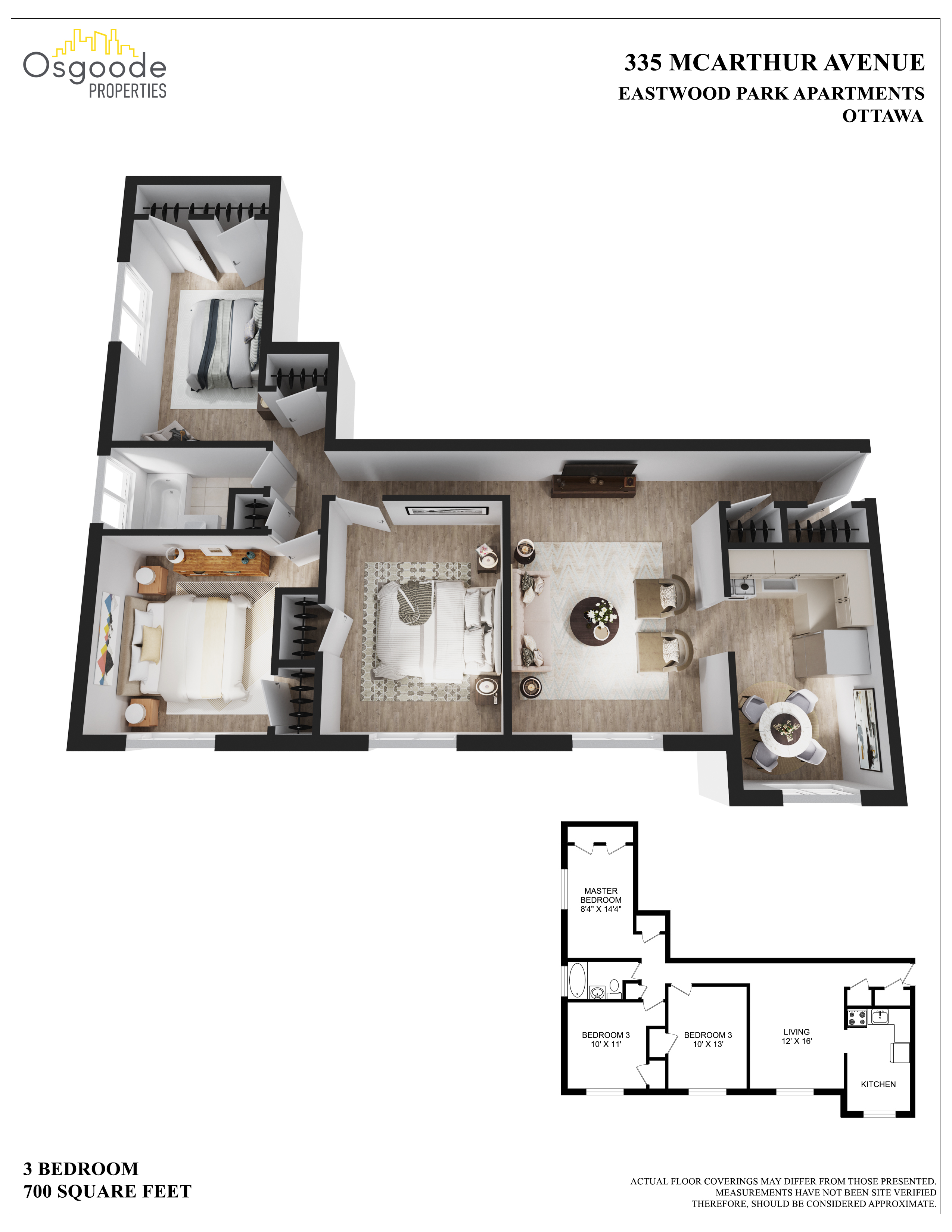 3 bedroom Apartments for rent in Vanier ON at Eastwood Park - Floorplan 01 - RentersPages – L401992